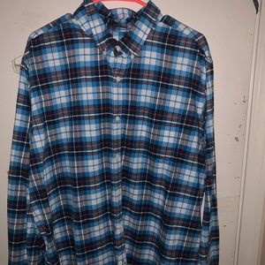 American eagle plaid button up dress shirt